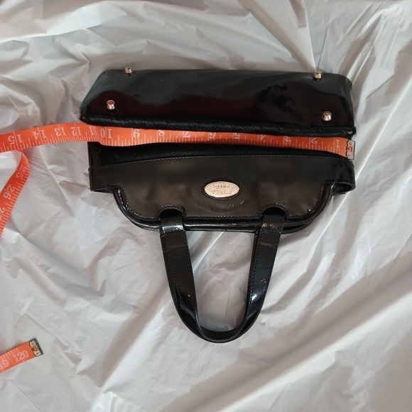 Furla Black Leather Enamel Mini Bag 80th Anniversary - Picture 14 of 17